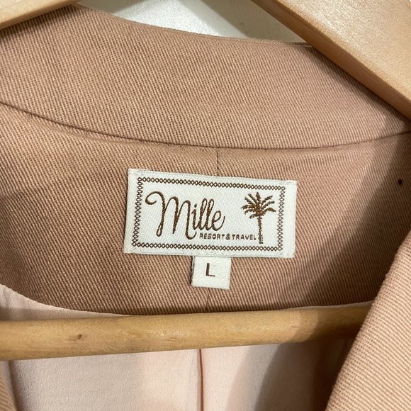 Mille Josephine swing coat in almond, size L - Picture 8 of 9